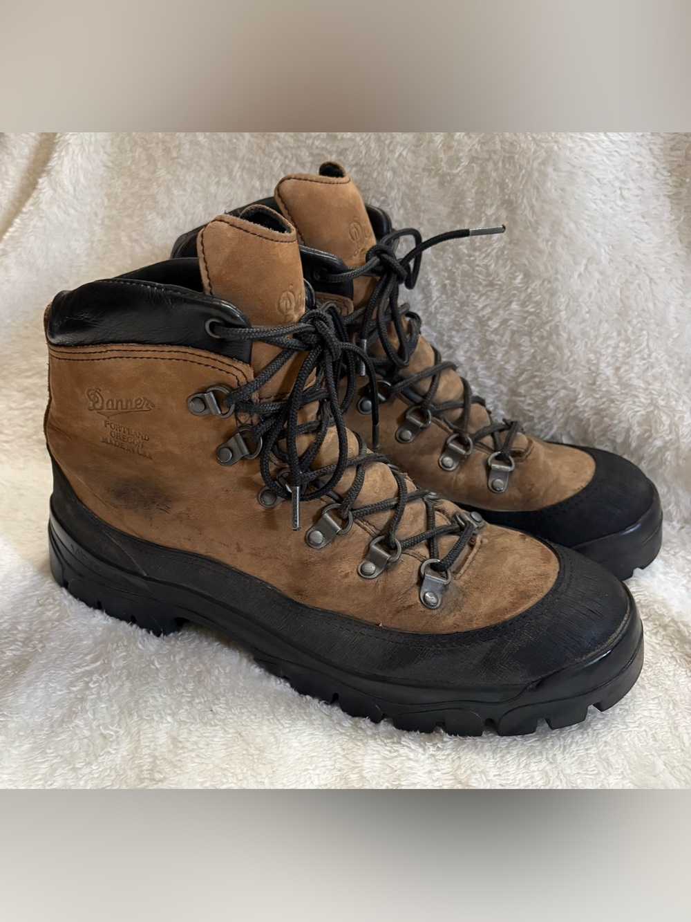 Men’s Danner Combat Hiker Work Hiking Boots 11 W Brown USA Made
